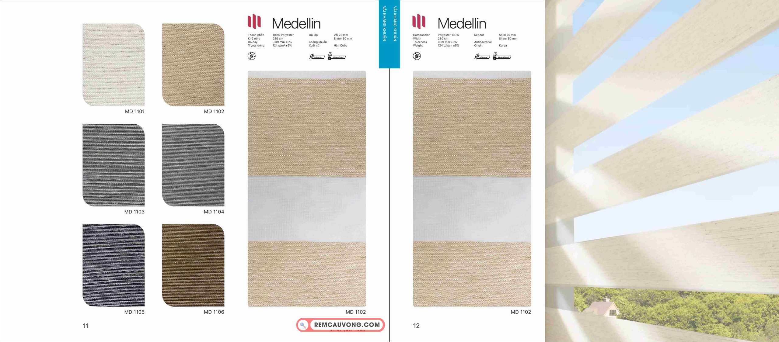 Rèm Cầu Vồng Modero Medellin